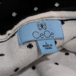 CeCe 3/$20 🔖 |  Black and White Polka Dot Short Sleeve Top Photo 4