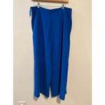 Ted Baker  London Blue Pleated Culotte Pants Wide Leg Size 4 NWT Photo 1