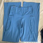 Blue Flared Yoga Pants Photo 3