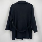 Sandro 100% Wool Double Breasted Bell Sleeve Pea Coat Size XL Photo 9
