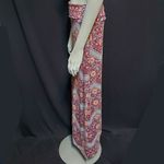 Joe B  Red, Blue, & Orange Floral Maxi Skirt (M) Photo 2