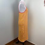 ZARA  Striped Crochet Knit Midi Dress Medium Photo 3