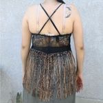 Victoria's Secret Elegant Black Lace fringe camisole top Photo 2