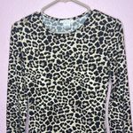 Miroh Leopard Bubble Hem Mini Dress. Size L Tan Size L Photo 1