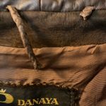 Vintage Danaya flawed cropped brown suede & leather jacket size 40 (medium or 8) Photo 9