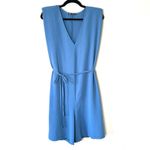 ZARA  Periwinkle Blue Casual Boxy Romper Size Small Photo 1
