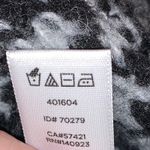 Loft Black & White Wool Blend Open Front Cardigan With Fringe Photo 8