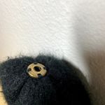 Gigi Pip Beanie Stocking Cap Ribbed Knitted Black Photo 4