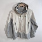 REI Elements E1 Women's Softshell Hooded Jacket Gray‎ Beige Waterproof Medium M Tan Photo 0
