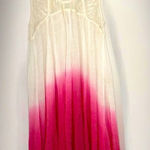 Mirror Image Ombré Pink and White Crochet Shift Cover Photo 0