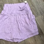 Aerie NWT  Lavender High-Waisted Shorts size L Photo 2