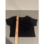 Aerie  Offline black seamless croped top‎ Size small Photo 1