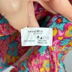 Natural Life  L/XL Boho Floral Cotton Tunic Dress Cover Up Lightweight India Photo 6