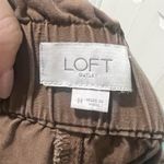 Loft Outlet Women's Brown Jogger Pants Size M Elastic Waist Casual Size M Photo 6