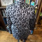 Chico's Chico’s gray & black leopard print knit 2/LP tunic top Photo 1