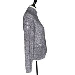 Jamie Sadock Textured Full Zip Sweater Women Size L Cozy Pockets Cabincore Purple Size L Photo 1