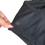 All In Motion Womens’s S Longline Light Support Sports Bra Black Ribbed Crop Photo 4