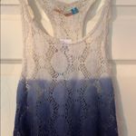 Vintage Havana 🦋 crochet dip dye linen blend tank Photo 1