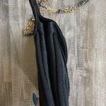 Lou Taylor Vintage Ruched Crossbody Bag Black & Gold Photo 9