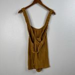 Free People Movement Heart Center Mustard Romper Size Xsmall Gold Photo 5