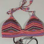 Victoria's Secret Victoria’s Secret Pink Striped Ribbed Bikini Top Swimwear Bathing Suit Size S 🩷✨ Photo 1