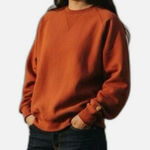 Carhartt  Women’s Rust Crewneck Small Sweatshirt Photo 0