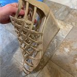 Material Girl Gold Wedge Sandals Photo 5