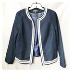 Talbots  Navy Open Front Jacket 10P Photo 0