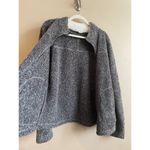 Hem & Thread  grey faux fur fuzzy jacket Photo 5