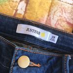 JustFab  Womens Jeans Size 28 Just Fab Relaxed Slim Distressed Blue‎ Night Rider Photo 5