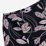 Ann Taylor LOFT Y2K Vintage Pink & Black Floral Petite Skirt Photo 1