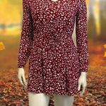 Jack by BB Dakota JACK BB Dakota Red White Key Hole Neckline Dress Photo 5