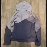 The North Face Grey Colorblock Outer Shell Coat Photo 2