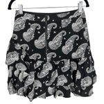 Ted Baker NWT Lanee Printed Tiered Frill Mini Paisley Black Skirt Size XS 0-2 Photo 6