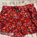 Pink republic  Red Floral Shorts Photo 0