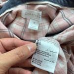 Charter Club Pastel Pink Plaid Button Down Shirt Photo 3