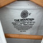 The Mountain  Yoga Animal Dusty Blue Cotton T-Shirt Size Small Photo 2