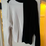 EXPRESS Black White Sweater Photo 3
