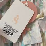 Selkie Shabby Chic Dress Sweetcorn Floral Watercolor Mini Dress Revolve Size XS White Photo 8