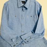 Orvis  Men’s Light Blue Button Down Shirt  Photo 0