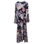 Maaji Rapsodia +  Midnight Blossoms Beaded Maxi Dress Size Medium Photo 4