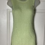 Topshop  Ribbed Knit Tank Green Photo 6