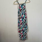 ONIA  Flora Colorful Palm Leave Button Down Cover-Up NEW XL beach coastal Photo 4