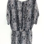 Anthropologie 4/$25 Tolani Snakeskin Open Back Tunic Top Photo 1