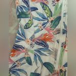 Outdoor Oasis Womens One Piece Swimsuit Size Large Floral Tropical Rashguard White Photo 5