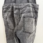 American Eagle  Gray soft corduroy overalls women's Small bibs dungarees Y2K Photo 6