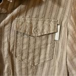 DKNY  JEANS Woman’s 100% Cotton Beautiful Detailed Button Down Blouse. Size 6 Photo 3