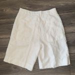 ALLSAINTS  White Italian Cloth Shorts Photo 3