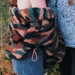 H&M Camo Fuzzy Jacket  Photo 1