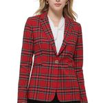 Tommy Hilfiger women plaid blazer size 8 Photo 0